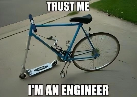 Gear and Tech bike meme