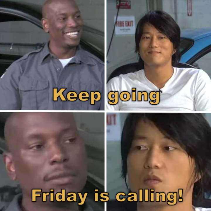 How Thursday Work Memes Help You Stay Positive: Keep going—Friday is calling!