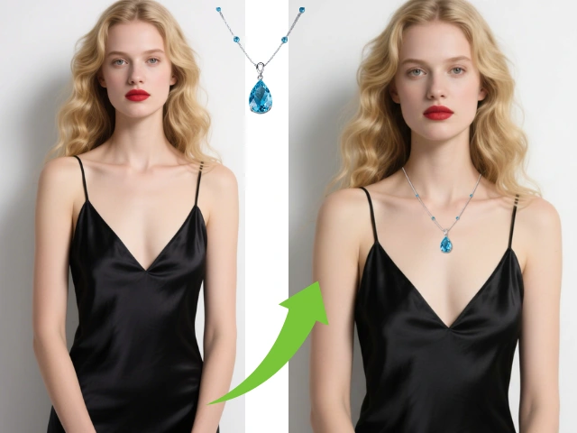 Try on a necklace using the nano banana prompt.