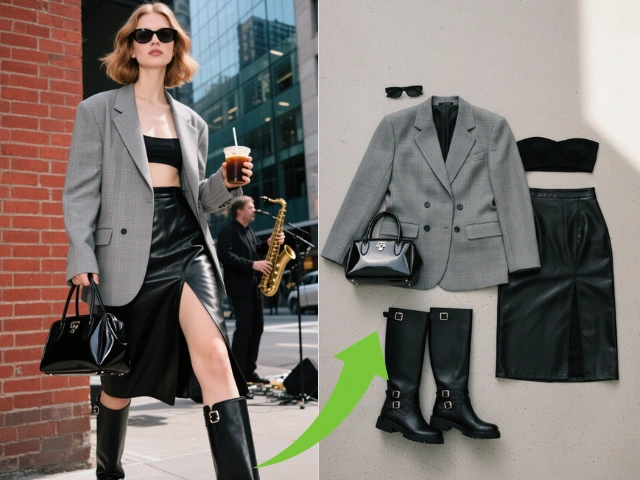 Fashion blogger uses nano banana prompt to show ootd.