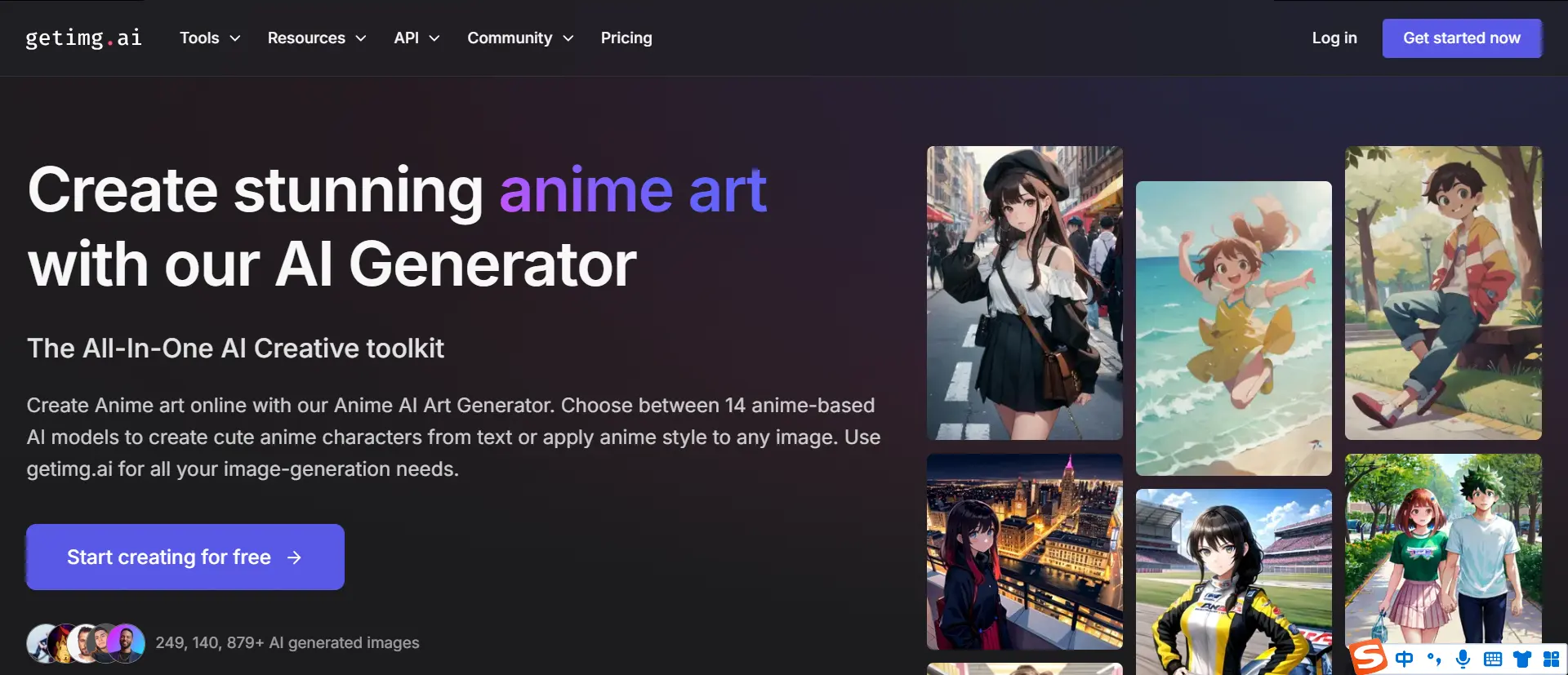 getimg ai anime generator