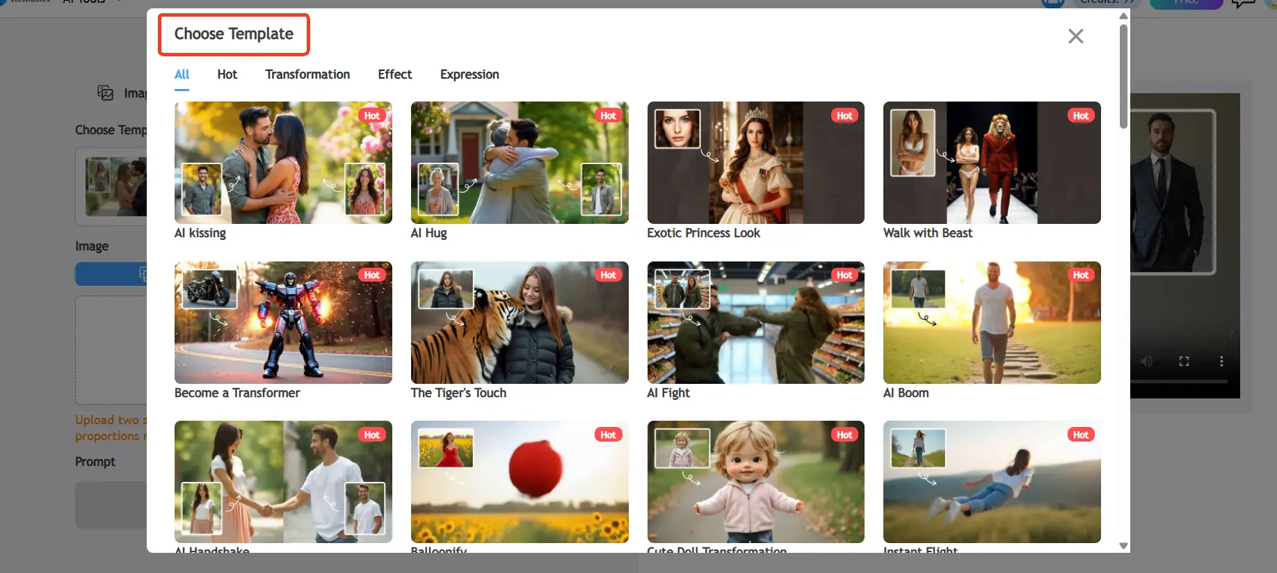ai video templates