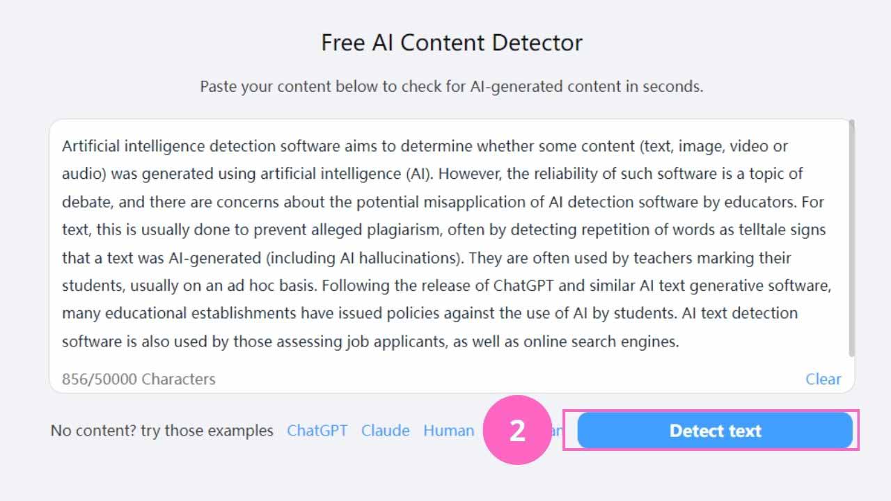 decopy ai essay checker start detect