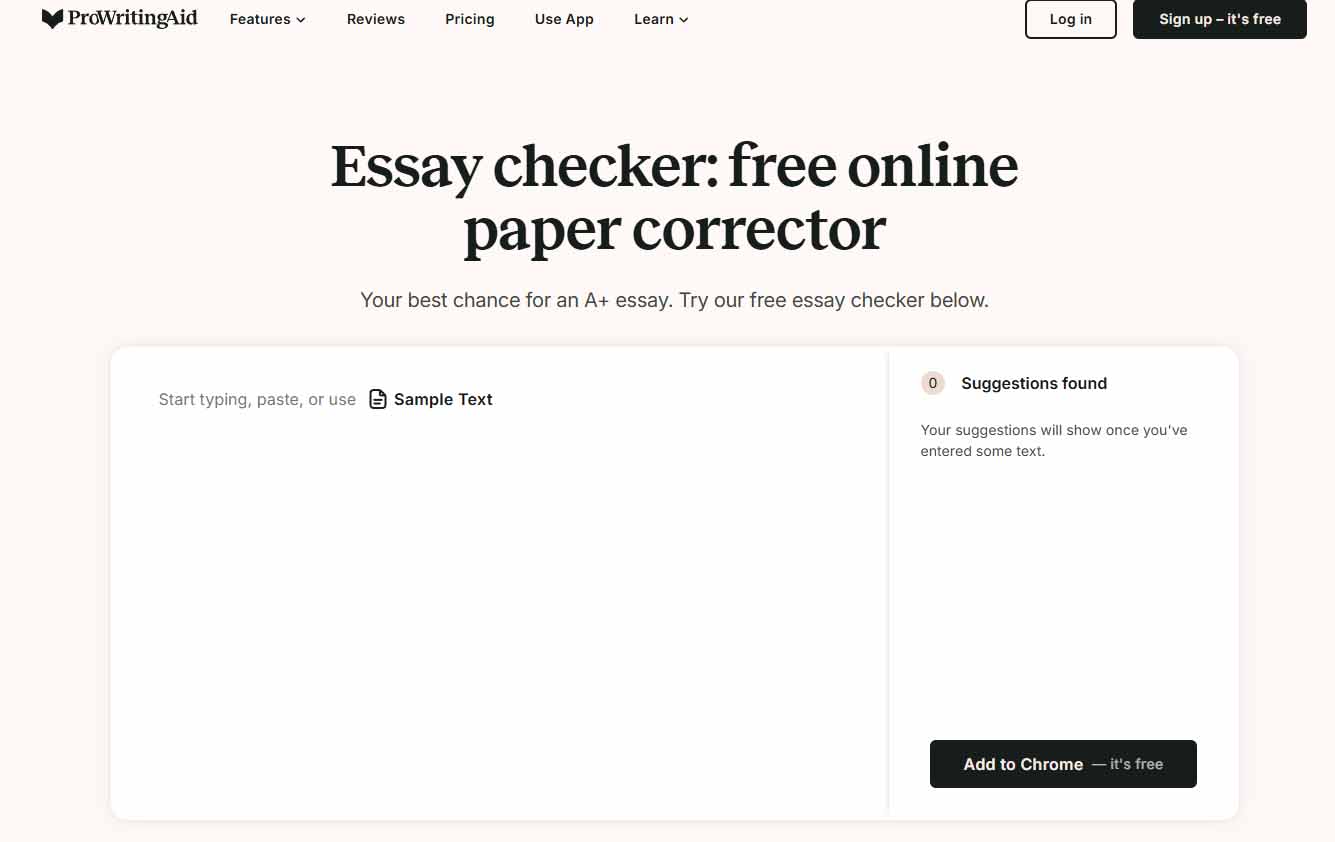 prowritingaid ai essay checker