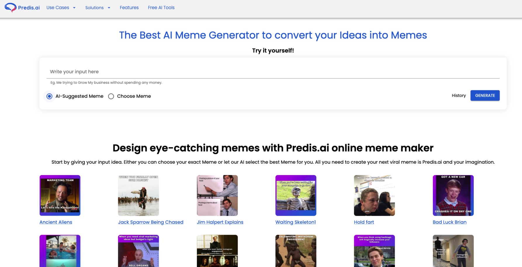 Predis.AI meme