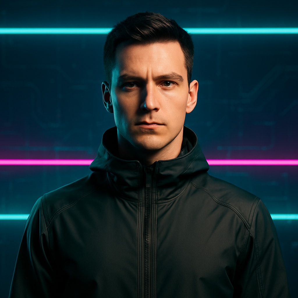 A futuristic, high-fashion portrait created using ChatGPT Photo Editing Prompts.