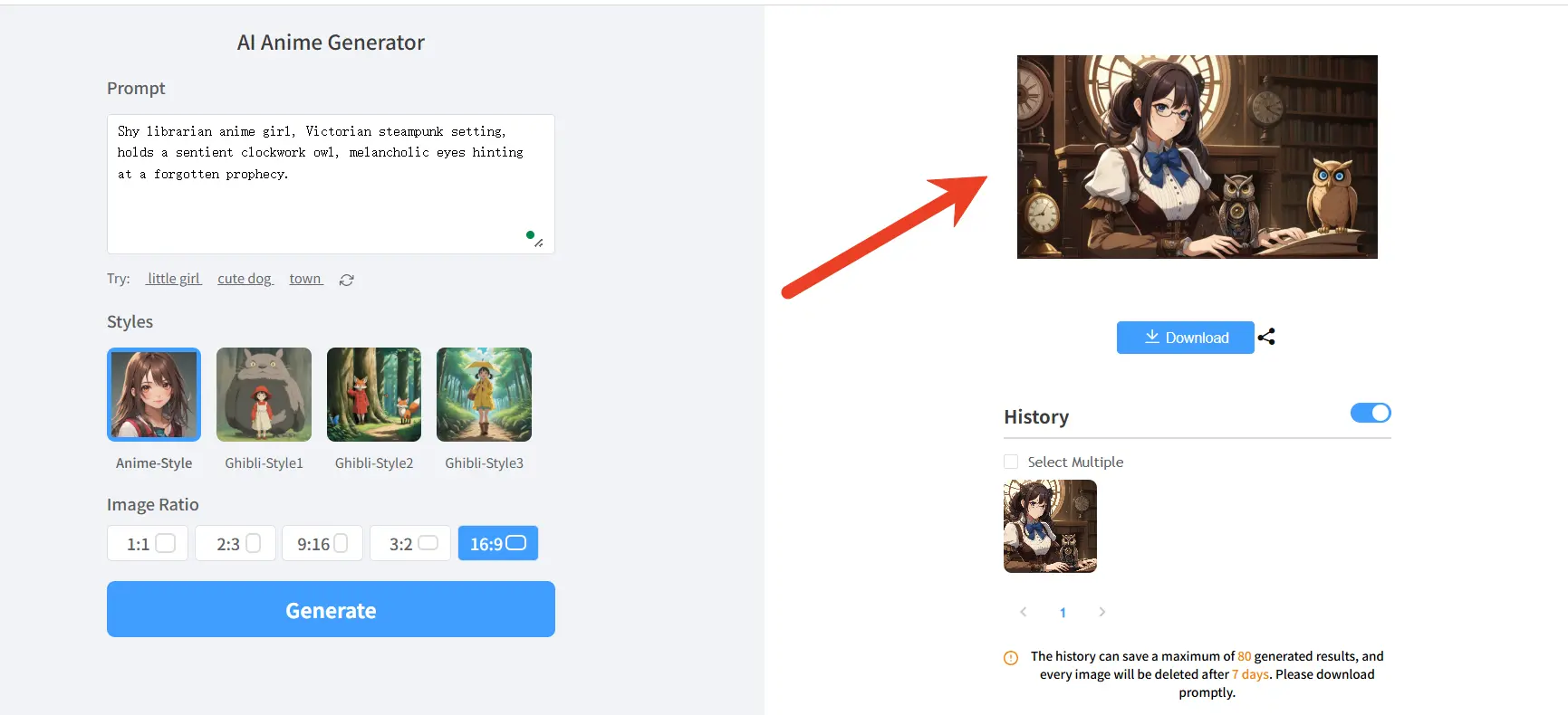ai anime prompts