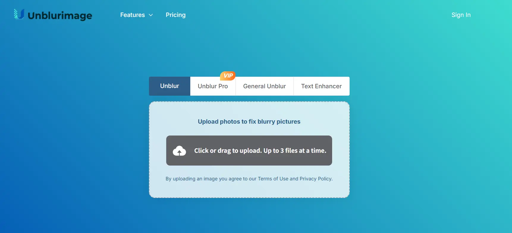 Unblurimage Image Upscaler