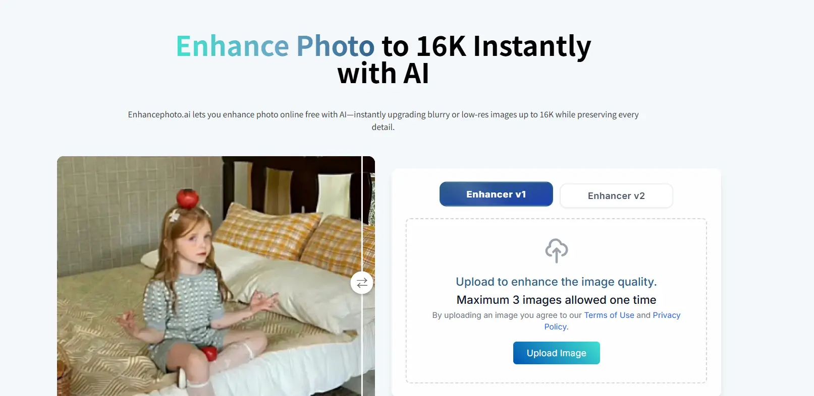 Enhancephoto Image Upscaler