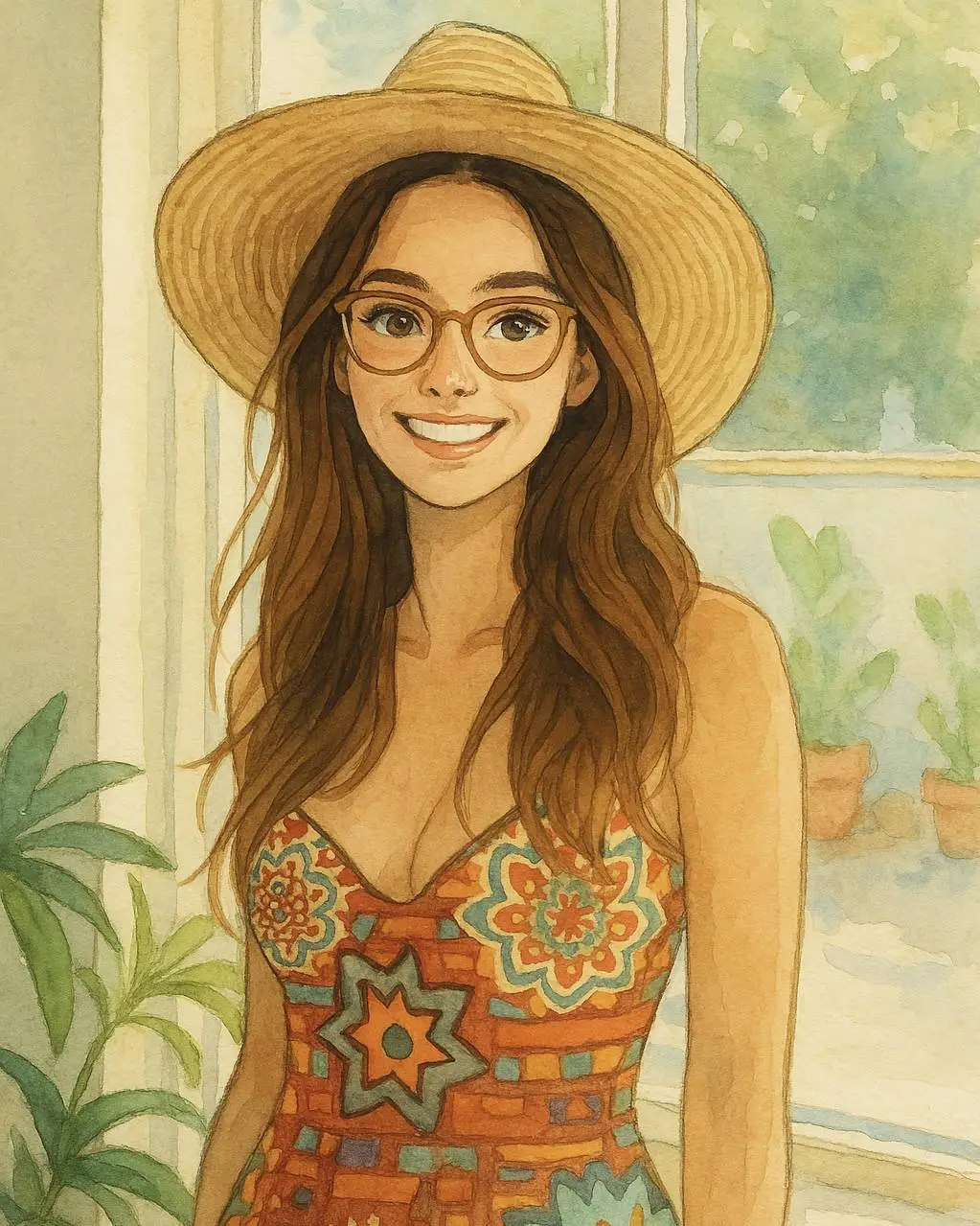 chatgpt ai cartoon: Watercolor Storybook