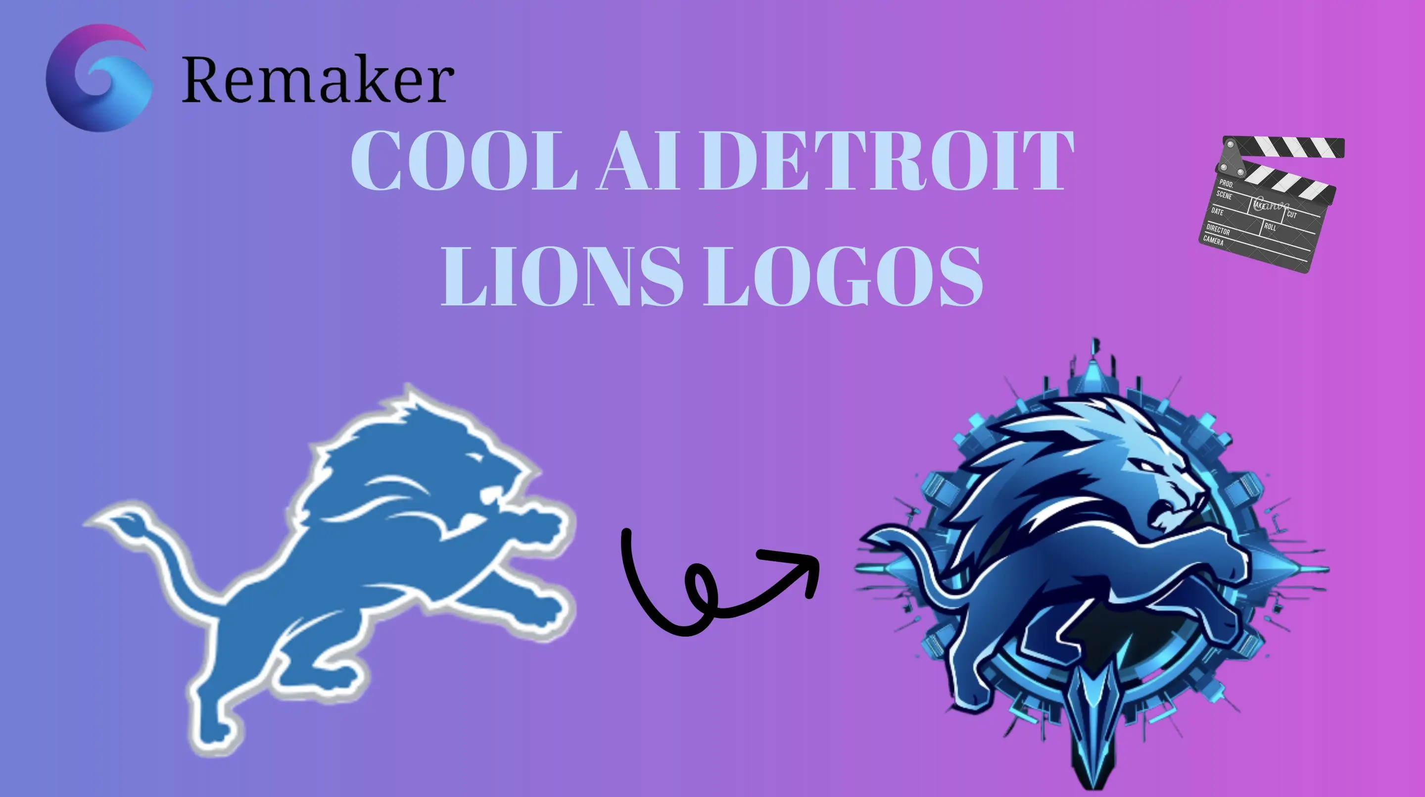 cool ai detroit lions logos