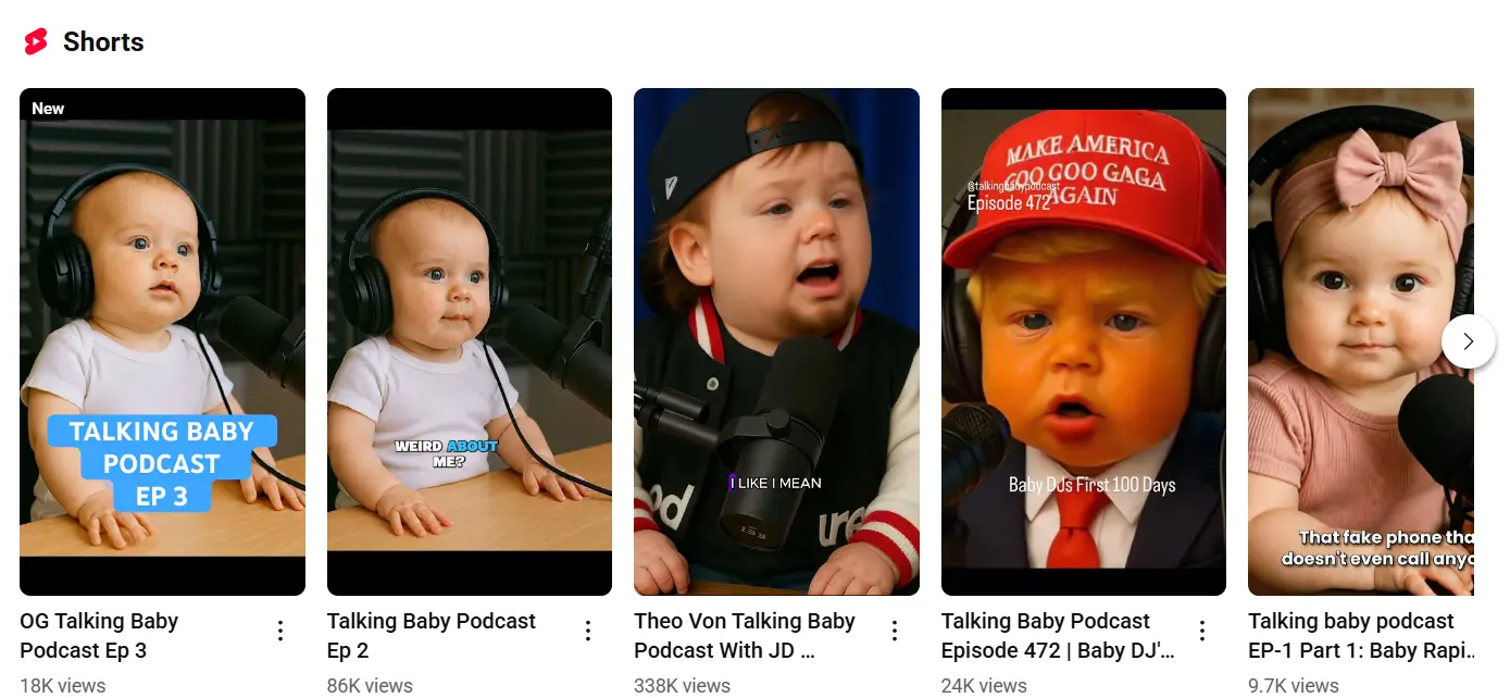 what is a talking baby podcast