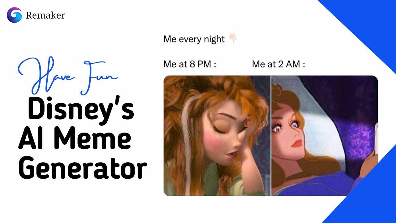 have fun with disney's ai meme generator