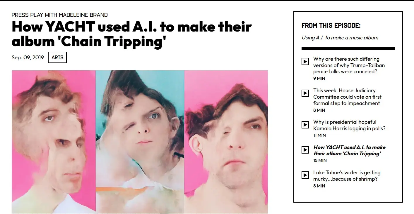 pioneers of ai driven pop music