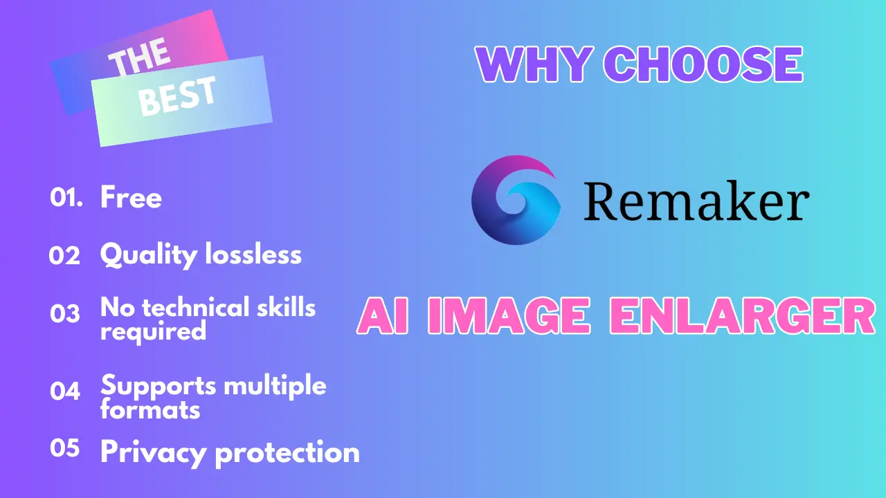 choose remaker ai image enlarger