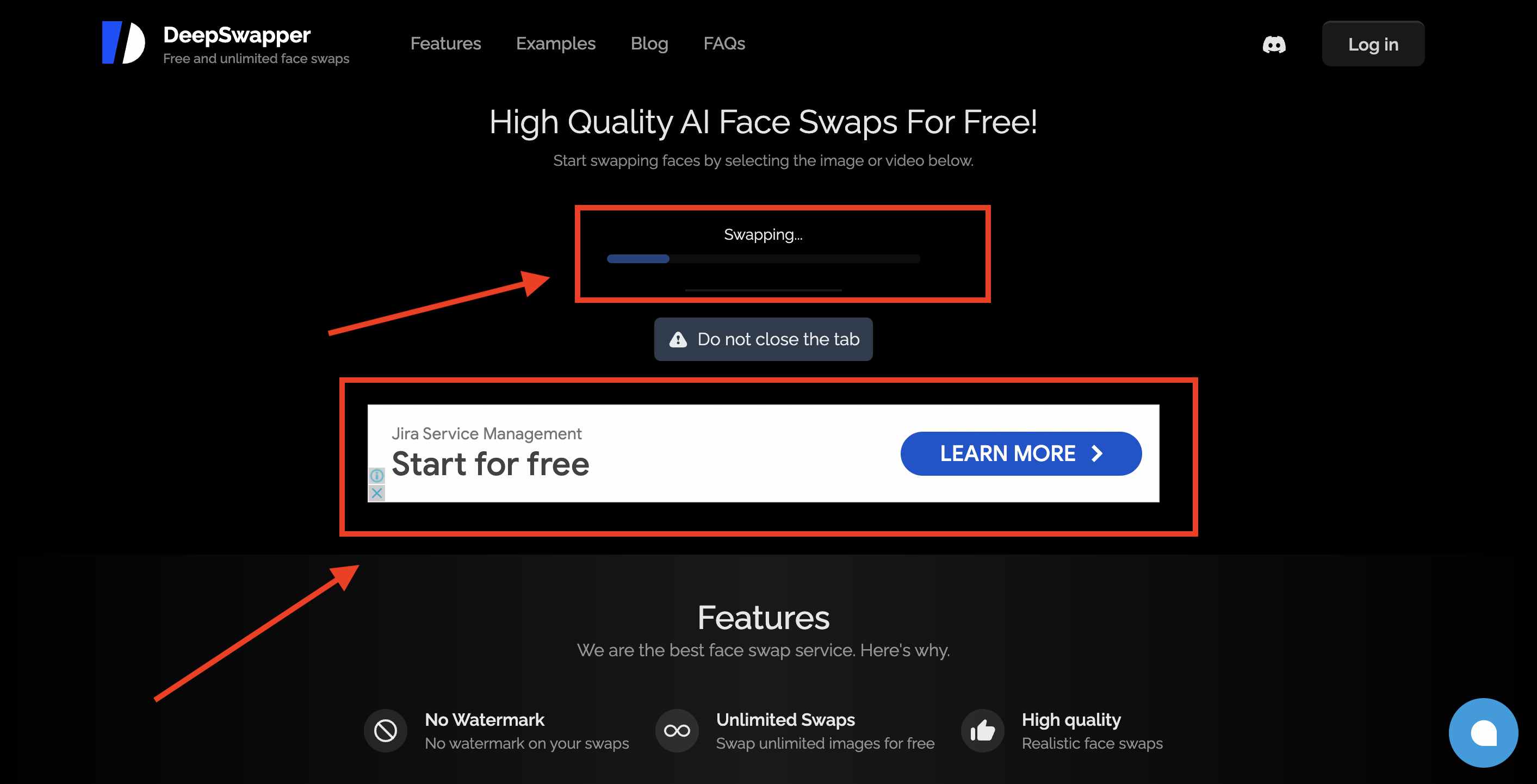 Deepswapper AI Free No Sign Up Cannot Use