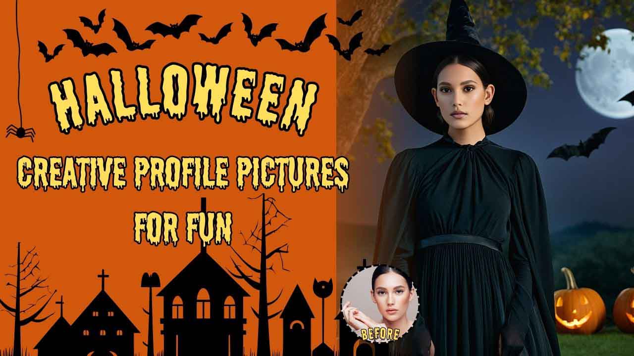 use ai halloween portrait generator to create a striking Halloween photo