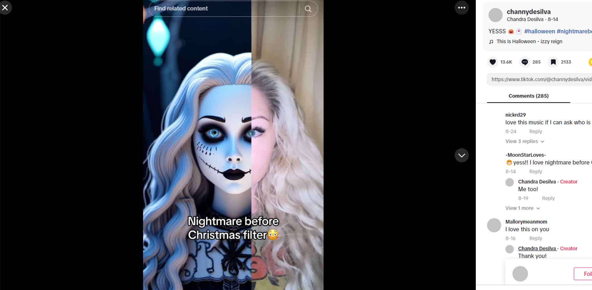 tiktok halloween ai filter