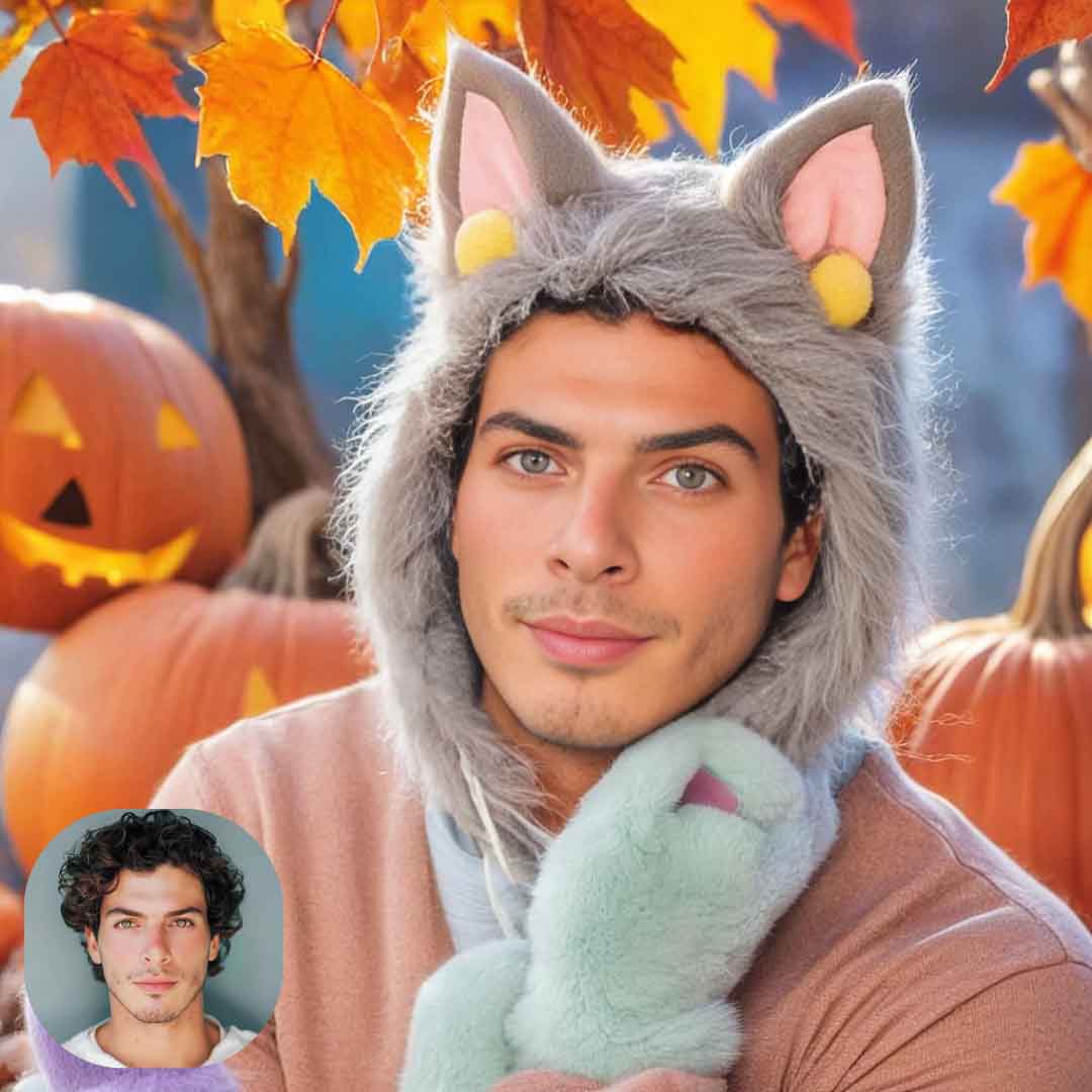 cute animal costumes halloween profile picture