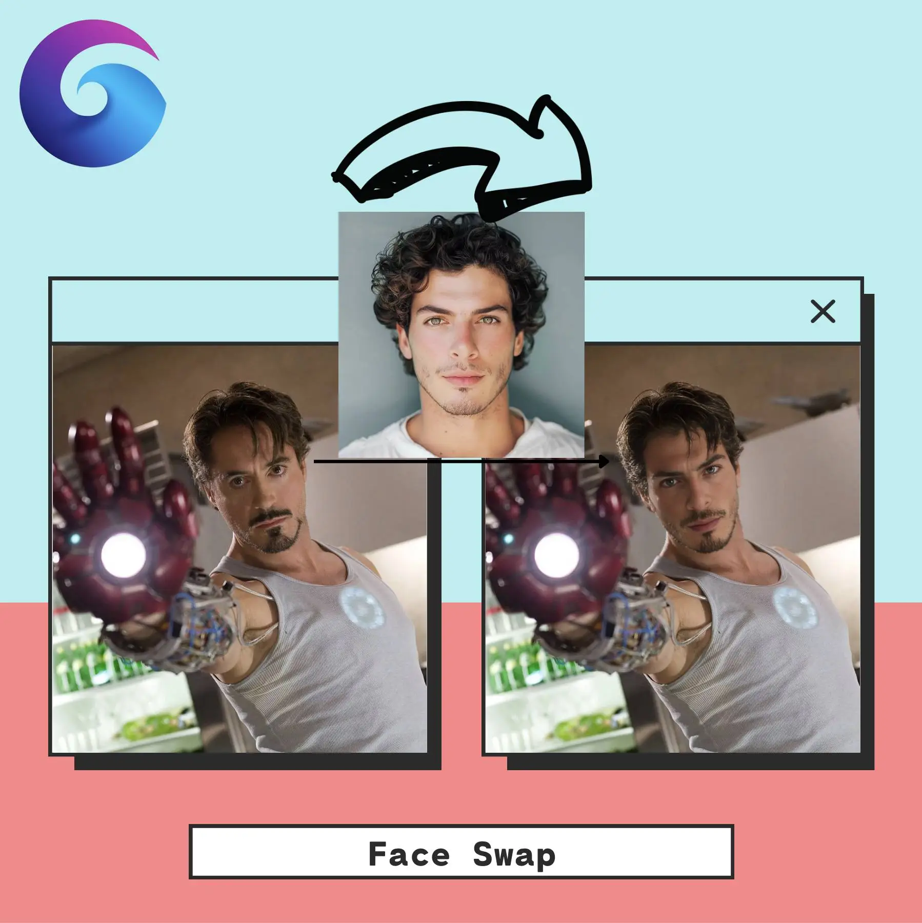 celeb deepfake of Robert Downey Jr.