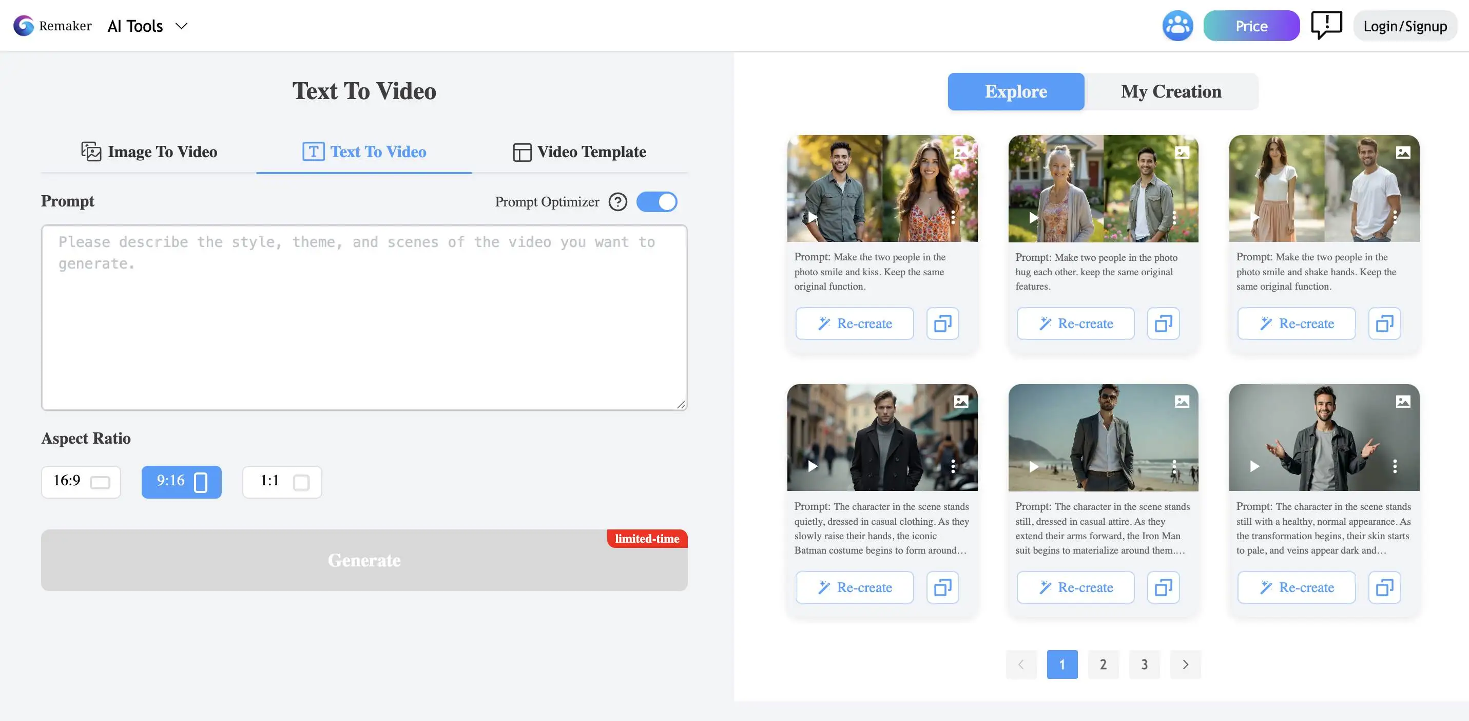 Step 2 of Make TikTok AI Video