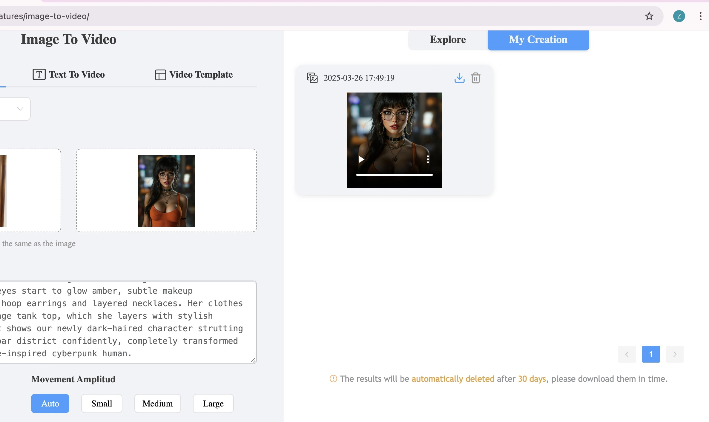 step 4 of remaker image to video