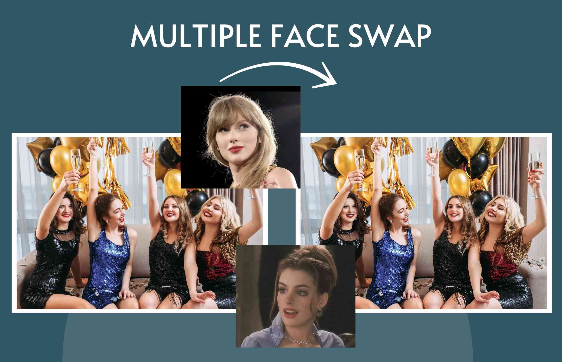 Face Swap Party Photo