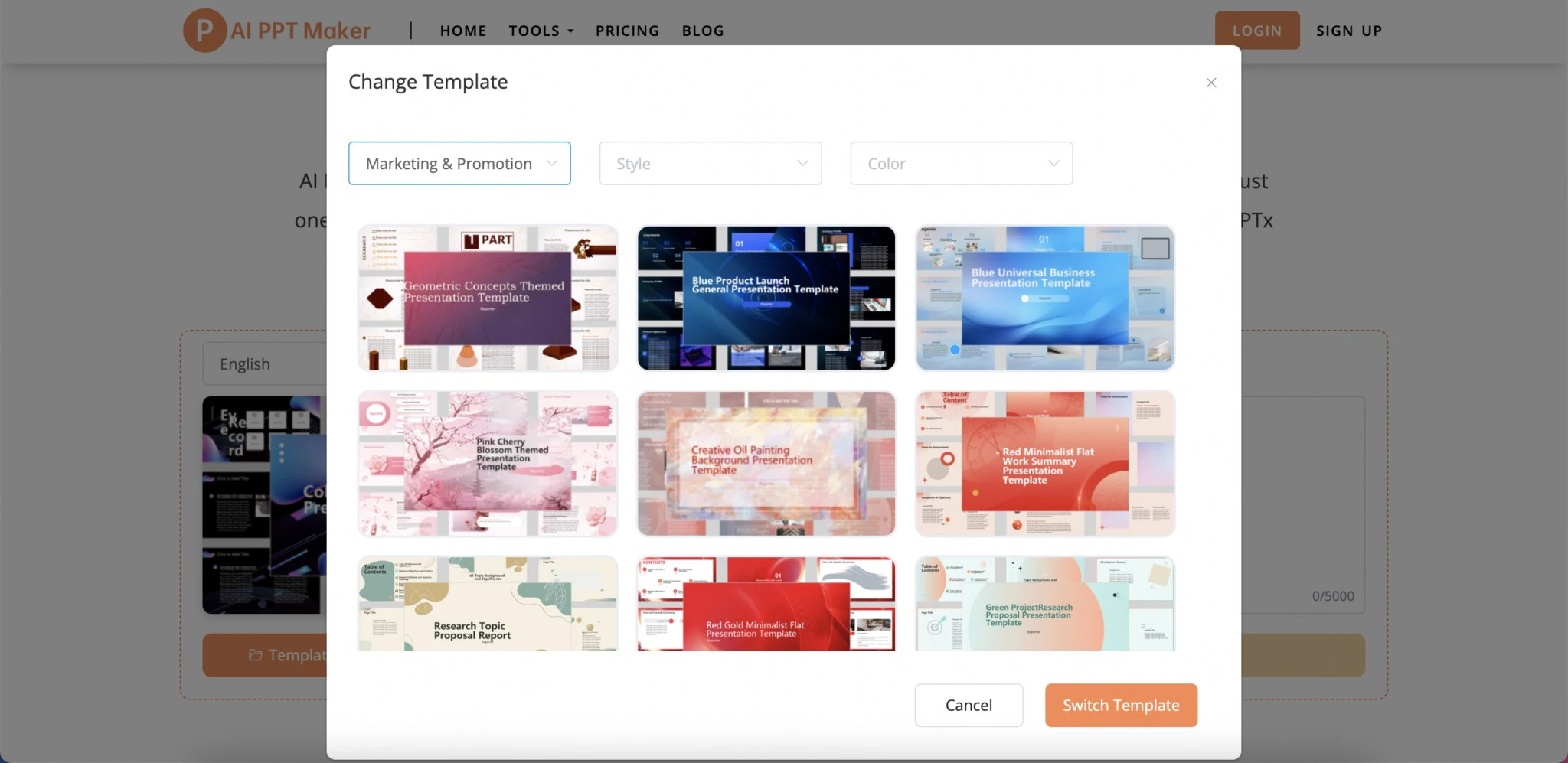 Marketing & Promotion PPT Templates
